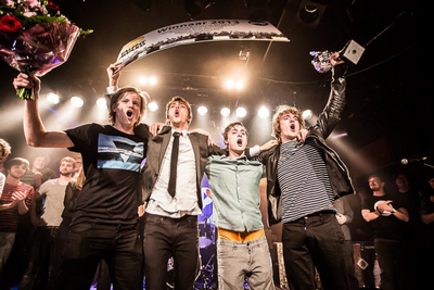 Orange Skyline : Orange Skyline winnen de Talent Award tijdens de finale van POPgroningen Talent Award, Vera Groningen