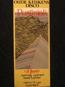 Oude RKZ : affiche Oude Keukens Disco met optreden Pustinjak Oude RKZ : affiche Oude Keukens Disco met optreden Pustinjak