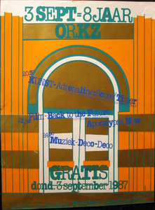 ORKZ : affiche 8 jaar ORKZ met Deco-Deco ORKZ : affiche 8 jaar ORKZ met Deco-Deco