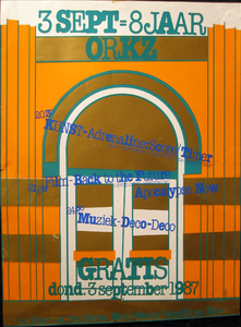 ORKZ : affiche 8 jaar ORKZ met Deco-Deco
