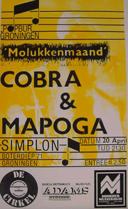 Popburo : affiche groepenpresentatie Molukkenmaand