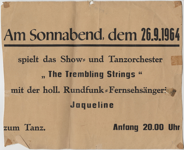 The Trembling Strings : aankondiging optreden
