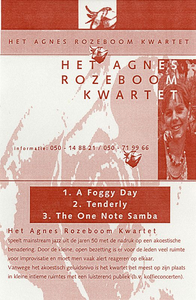 Agnes Rozeboom Kwartet : hoes compact cassette