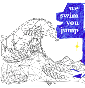 Bandnaam: We Swim You Jump<br/> <br/>Titel: zonder titel<br/> <br/>Jaartal: 2008<br/> <br/>Formaat: cd - ep<br/> <br/>Label: Subroutine Records<br/> <br/>Nummer: SR018<br/> <br/> <br/>1. Sharks<br/> <br/>2. Sparks fade out<br/> <br/>3. 1234<br/> <br/>4. Frame on the wall<br/> <br/>5. This thing will end