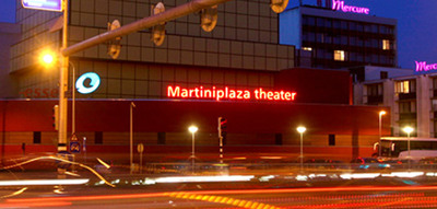 Martiniplaza theater : exterieur langs Laan 1940-1945, Groningen