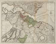 3; Particuliere kaart van Amstelland, stadsbezit Weesp kaart van Covens en Mortier