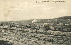 162968 Gezicht op het rangeerterrein te Maarn.