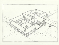 92263 Overzicht van het gebouwencomplex van het sanatorium Berg en Bosch te Bilthoven (gemeente De Bilt).N.B. Niet ...