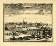 206010 Profiel van Amersfoort uit het zuidwesten.
