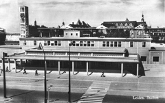 161818 Gezicht op het N.S.-station Leiden te Leiden.