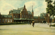 164947 Gezicht op het S.S.-station Nijmegen te Nijmegen.