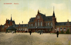 164953 Gezicht op het S.S.-station Nijmegen te Nijmegen.
