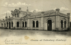 165004 Gezicht op het S.S.-station Valkenburg te Valkenburg.