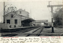 165028 Gezicht op het S.S.-station Zeist-Driebergen te Driebergen-Rijsenburg.N.B. Driebergen is in 1931 opgenomen in de ...